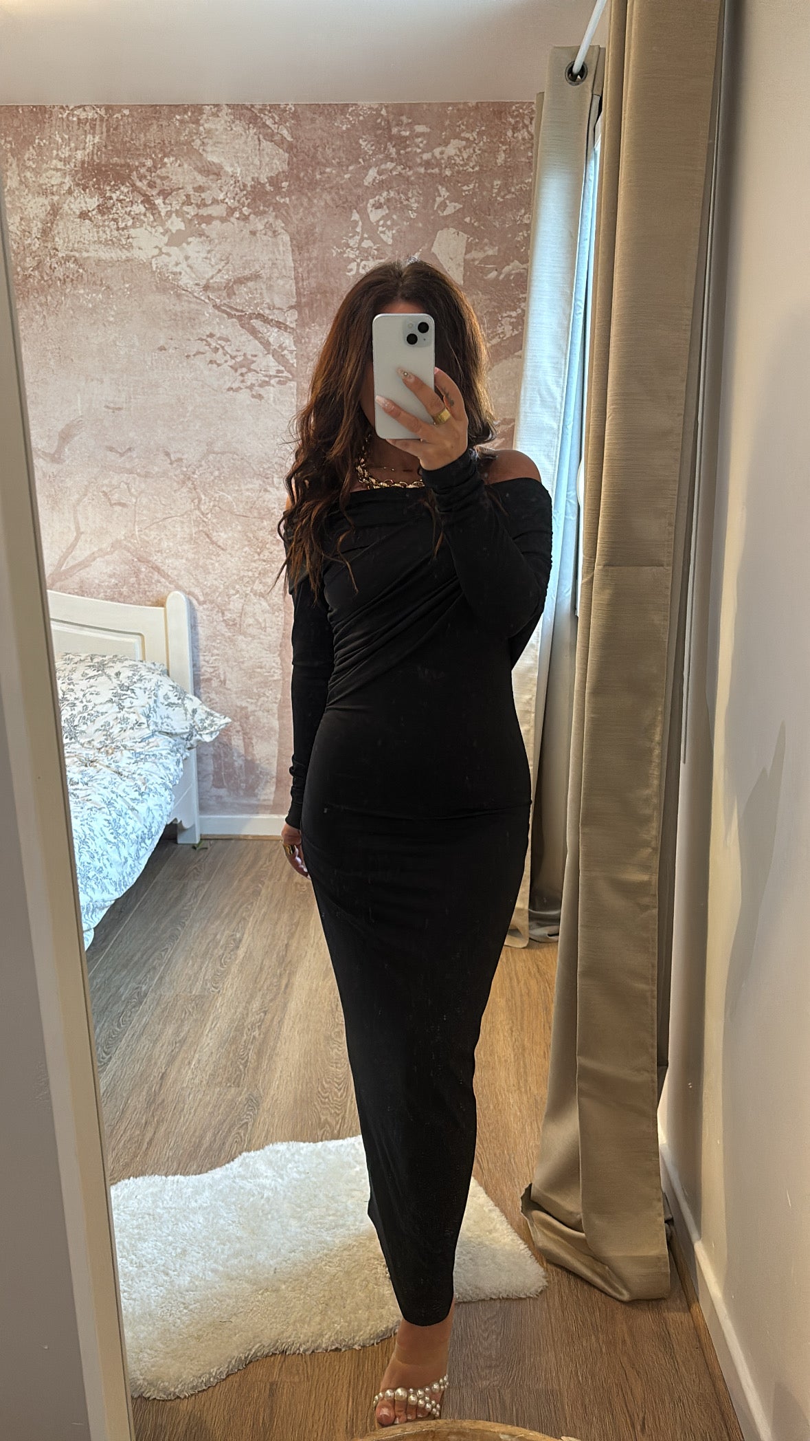 Robe longue - Ébène